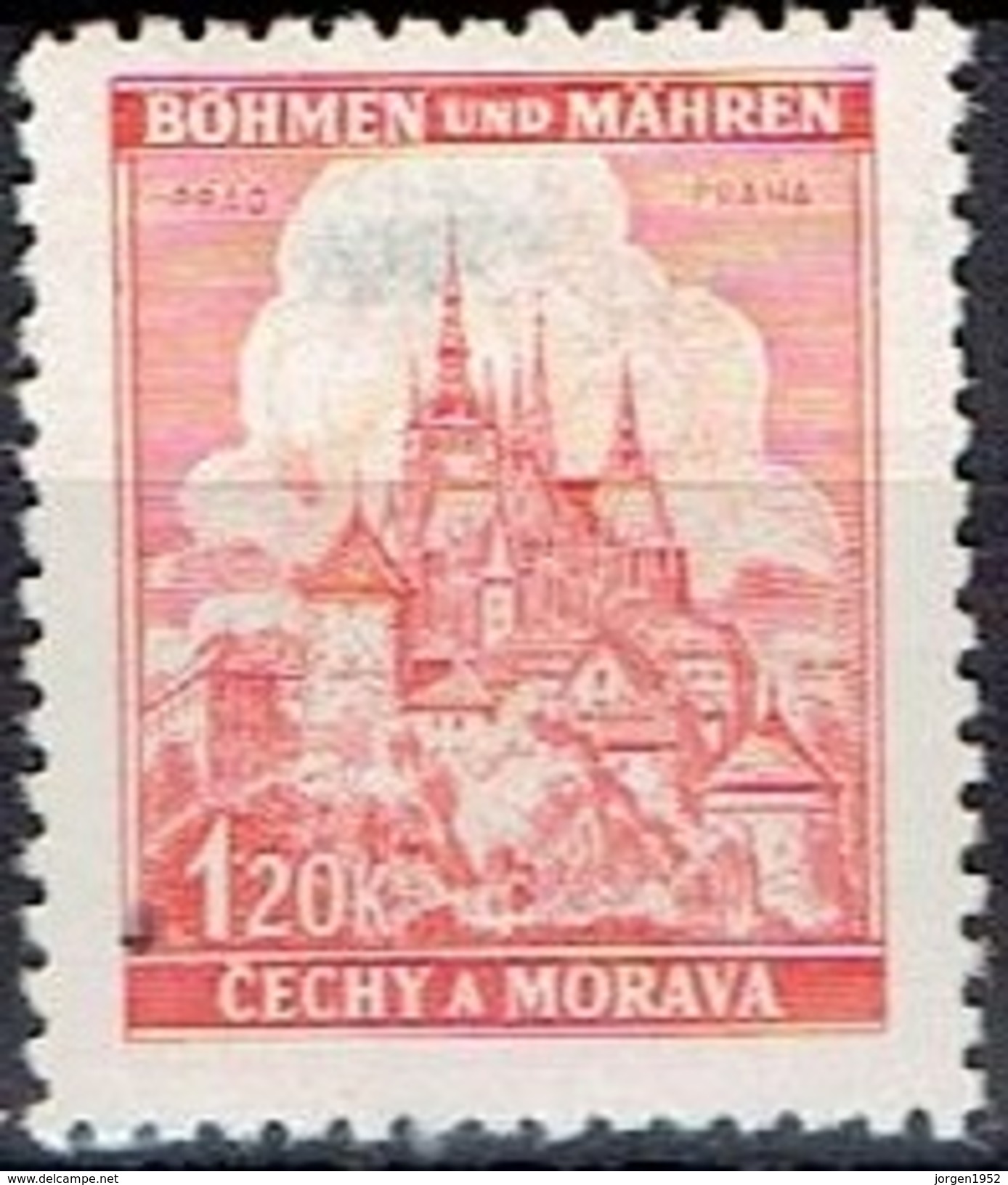 BOHEMIA & MORAVIA #  FROM 1941  STAMPWORLD 80** - Unused Stamps