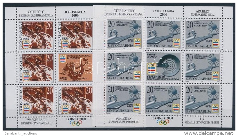 ** 2000 Olimpia: V&iacute;zilabda Kis&iacute;vsor Mi 2989-2990 - Autres & Non Classés