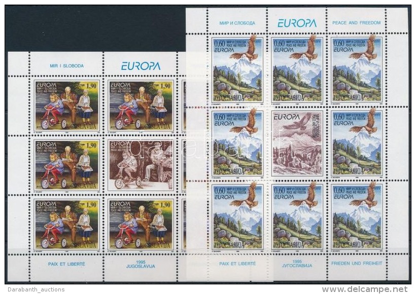 ** 1995 Eur&oacute;pa CEPT - B&eacute;ke &eacute;s Szabads&aacute;g Kis&iacute;vsor Mi 2712-2713 - Autres & Non Classés