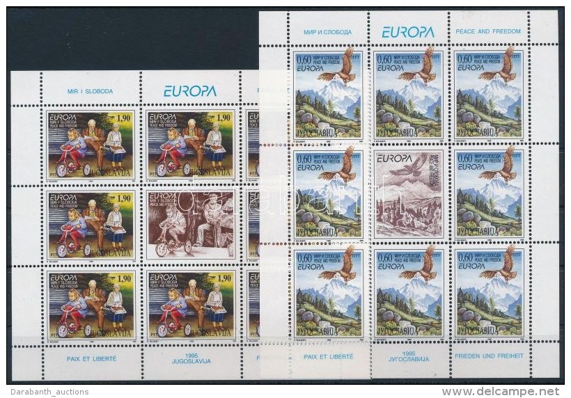 ** 1995 Eur&oacute;pa CEPT - B&eacute;ke &eacute;s Szabads&aacute;g Kis&iacute;vsor Mi 2712-2713 - Autres & Non Classés