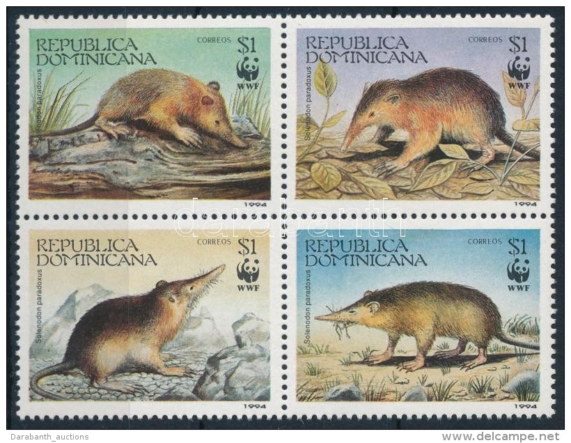 ** 1994 WWF: Patk&aacute;nyvakond Sor N&eacute;gyest&ouml;mbben Mi 1698-1701 + 4 Db FDC + 4 Db CM - Autres & Non Classés