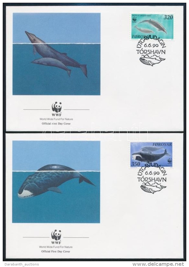 1990 WWF: B&aacute;lna Sor Mi 203-206 4 Db FDC-n - Autres & Non Classés