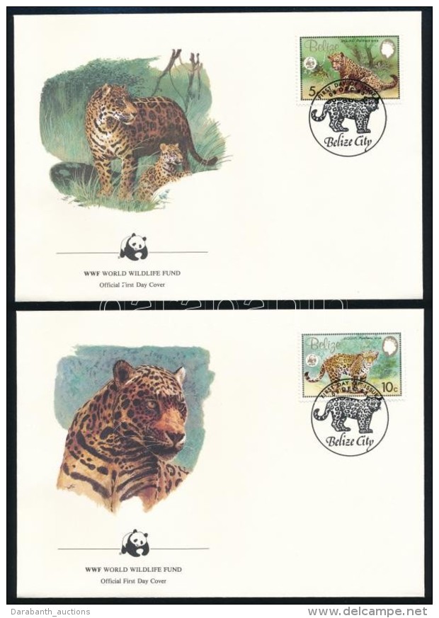 1983 WWF: Jagu&aacute;r Sor Mi 719-722 4 Db FDC-n - Autres & Non Classés