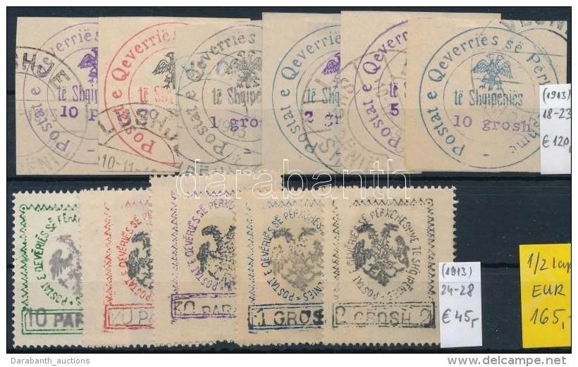 * O 1913-1914 &Ouml;ssze&aacute;ll&iacute;t&aacute;s A KezdetektÅ‘l 2 Db Stecklapon (Mi EUR 235,-) - Autres & Non Classés