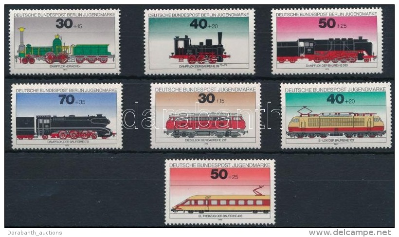 ** N&eacute;metorsz&aacute;g, N&eacute;metorsz&aacute;g - Berlin 1975 2 Klf Vonat Sor Mi 488-491 + 836-838 (Mi 839... - Autres & Non Classés