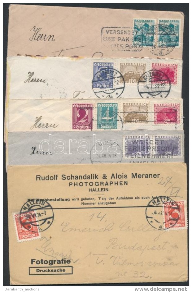 Ausztria 21 Db Lev&eacute;l Az 1930-as &eacute;vekbÅ‘l - Autres & Non Classés