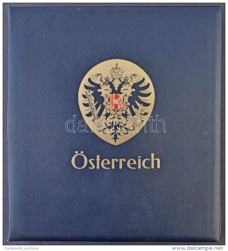 Ausztria 1850-1949 A/4 ElÅ‘nyomott, Falcmentes Albumlapok, S&ouml;t&eacute;tk&eacute;k Csavaros... - Autres & Non Classés