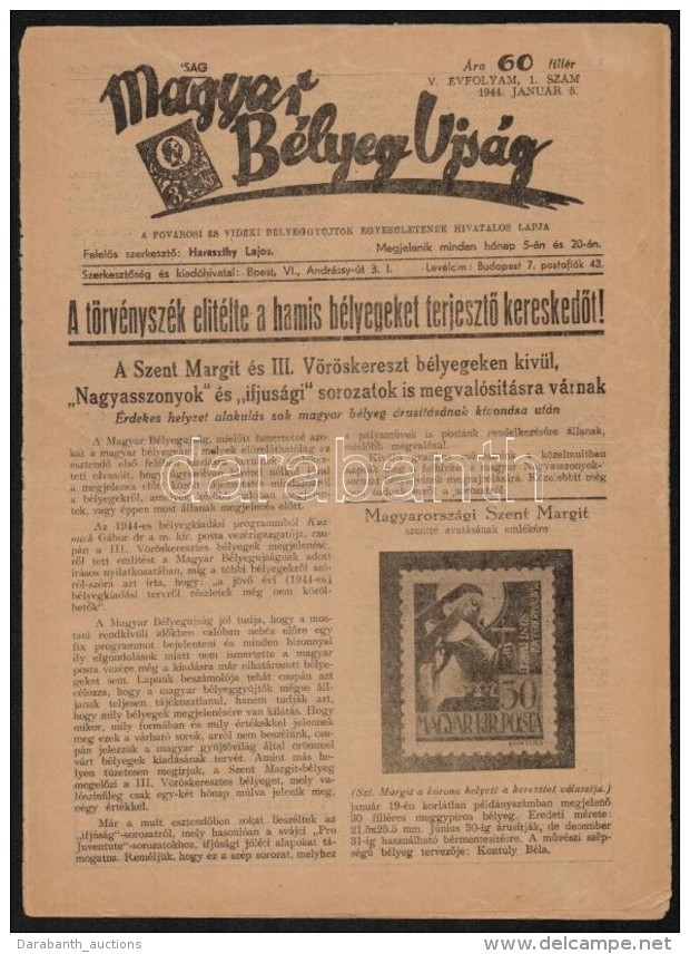 1942 Magyar B&eacute;lyeg &Uacute;js&aacute;g Teljes &eacute;vfolyam - Autres & Non Classés