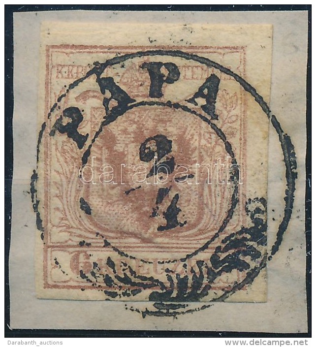 1850 6kr Pirosasbarna / Redbrown HP I.teljes / Sz&eacute;p Sz&eacute;lekkel, Kiemelt Sas / With Nice Margins... - Autres & Non Classés