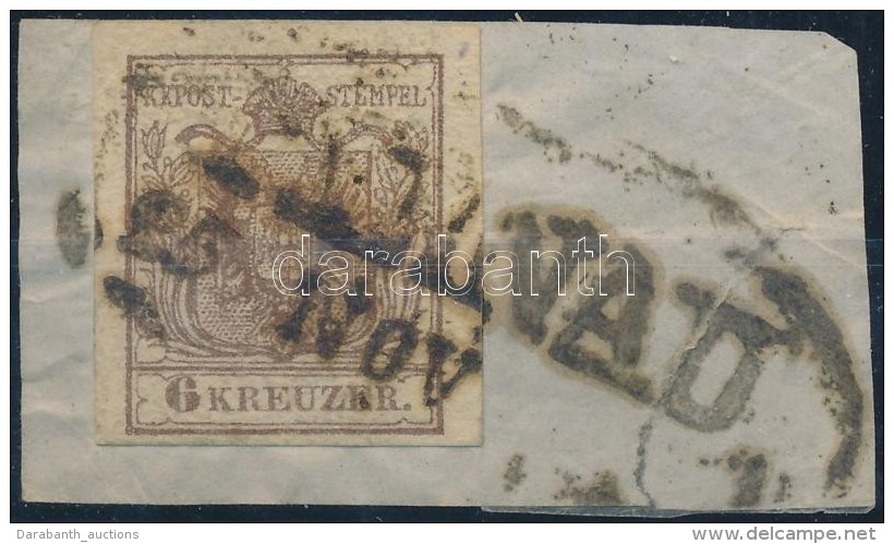 1850 6kr HP III. Teljes / Sz&eacute;p Sz&eacute;lekkel / With Nice Margins 'TYRNAU' - Autres & Non Classés