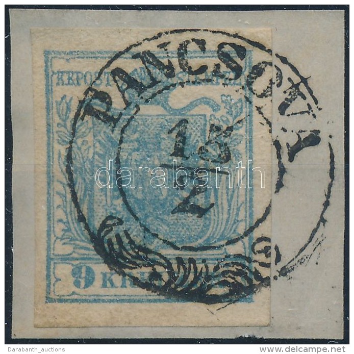 1850 9kr HP II. J&oacute; / Sz&eacute;p Sz&eacute;lekkel 'PANCSOVA' - Autres & Non Classés