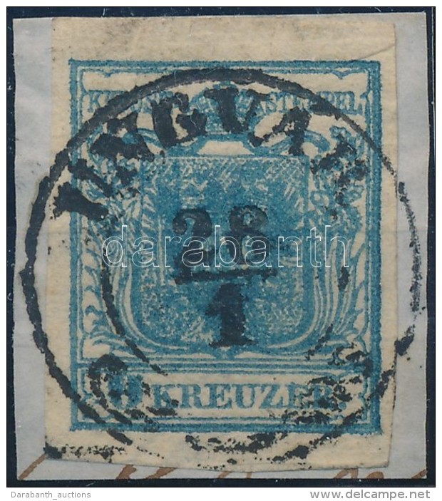 1850 9kr HP II. S&ouml;t&eacute;t Sz&iacute;n&aacute;rnylat J&oacute; / &oacute;ri&aacute;si  Sz&eacute;lekkel,... - Autres & Non Classés