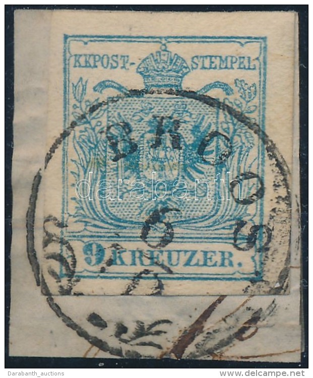 1850 9kr MP III. Sz&eacute;p / &oacute;ri&aacute;si Sz&eacute;lekkel 'BROOS' - Autres & Non Classés