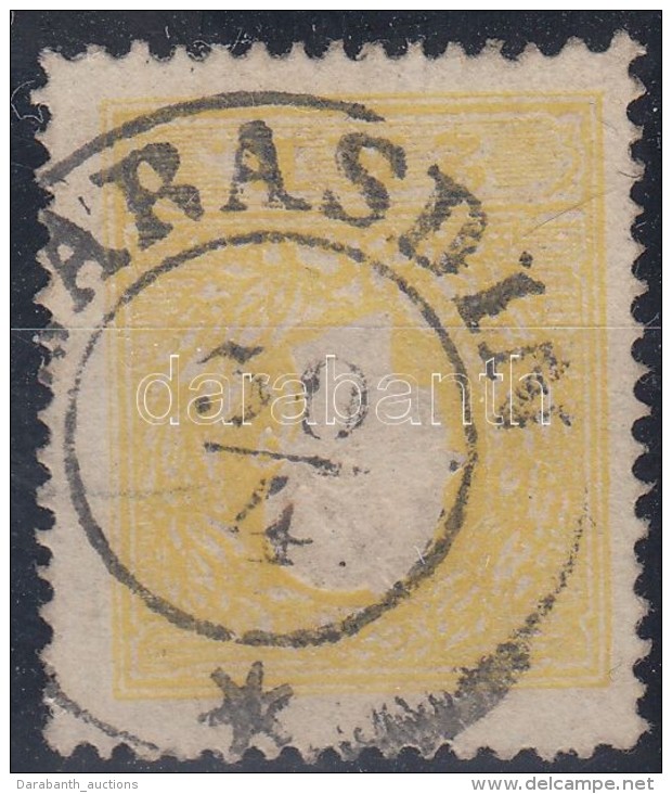 O 1858 2kr S&aacute;rga / Yellow II. 'WARASDIN' - Autres & Non Classés