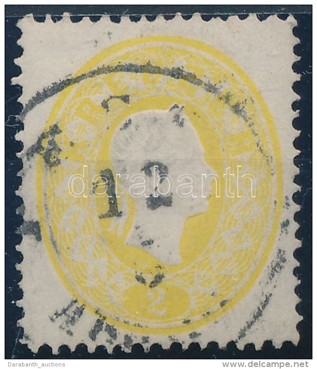 O 1861 2kr S&aacute;rga / Yellow 'PESTH / Abends' - Autres & Non Classés