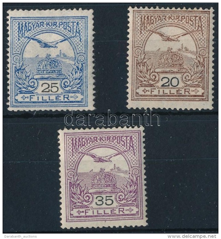 ** 1909 Turul 20f, 25f, 35f (14.000) - Autres & Non Classés