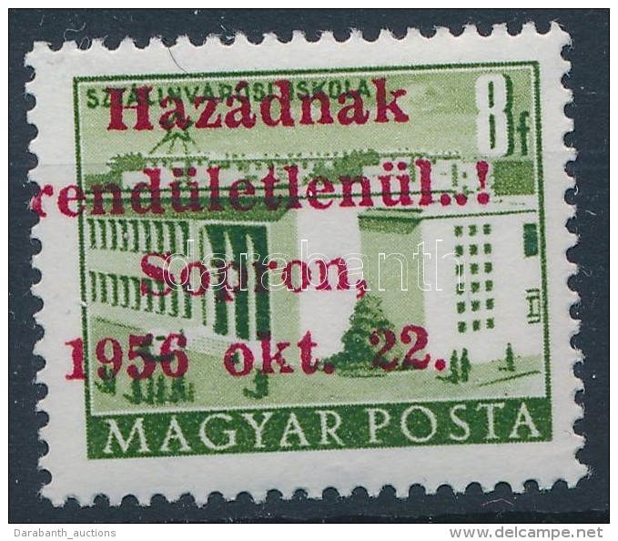 ** 1956 Soproni Kiad&aacute;s &Eacute;p&uuml;letek 8f Garancia N&eacute;lk&uuml;l / No Guarantee (70.000) - Autres & Non Classés