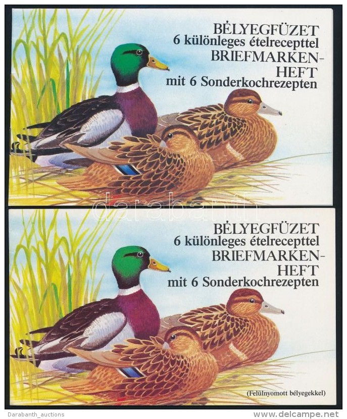 ** 1988-1989 R&eacute;c&eacute;k Norm&aacute;l &eacute;s Fel&uuml;lnyomott N&eacute;met NyelvÅ±... - Autres & Non Classés