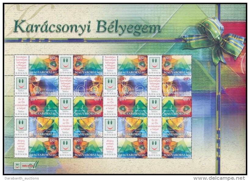 ** 2004 Kar&aacute;csonyi B&eacute;lyegeim - &uuml;vegd&iacute;szek Prom&oacute;ci&oacute;s Teljes &iacute;v... - Autres & Non Classés