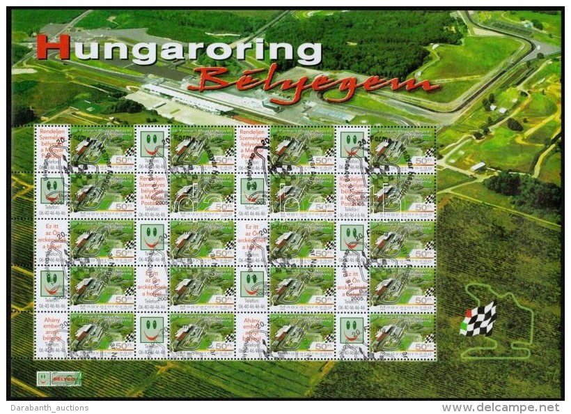 O 2005 Hungaroring Teljes &iacute;v Sorsz&aacute;m N&eacute;lk&uuml;l ElsÅ‘ Napi B&eacute;lyegz&eacute;ssel (7.000) - Autres & Non Classés