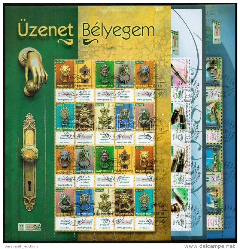 O 2007 &Uuml;zenet B&eacute;lyegem 3 Klf Teljes &iacute;v (Budapest, Tollak, Kopogtat&oacute;) (21.000) - Autres & Non Classés