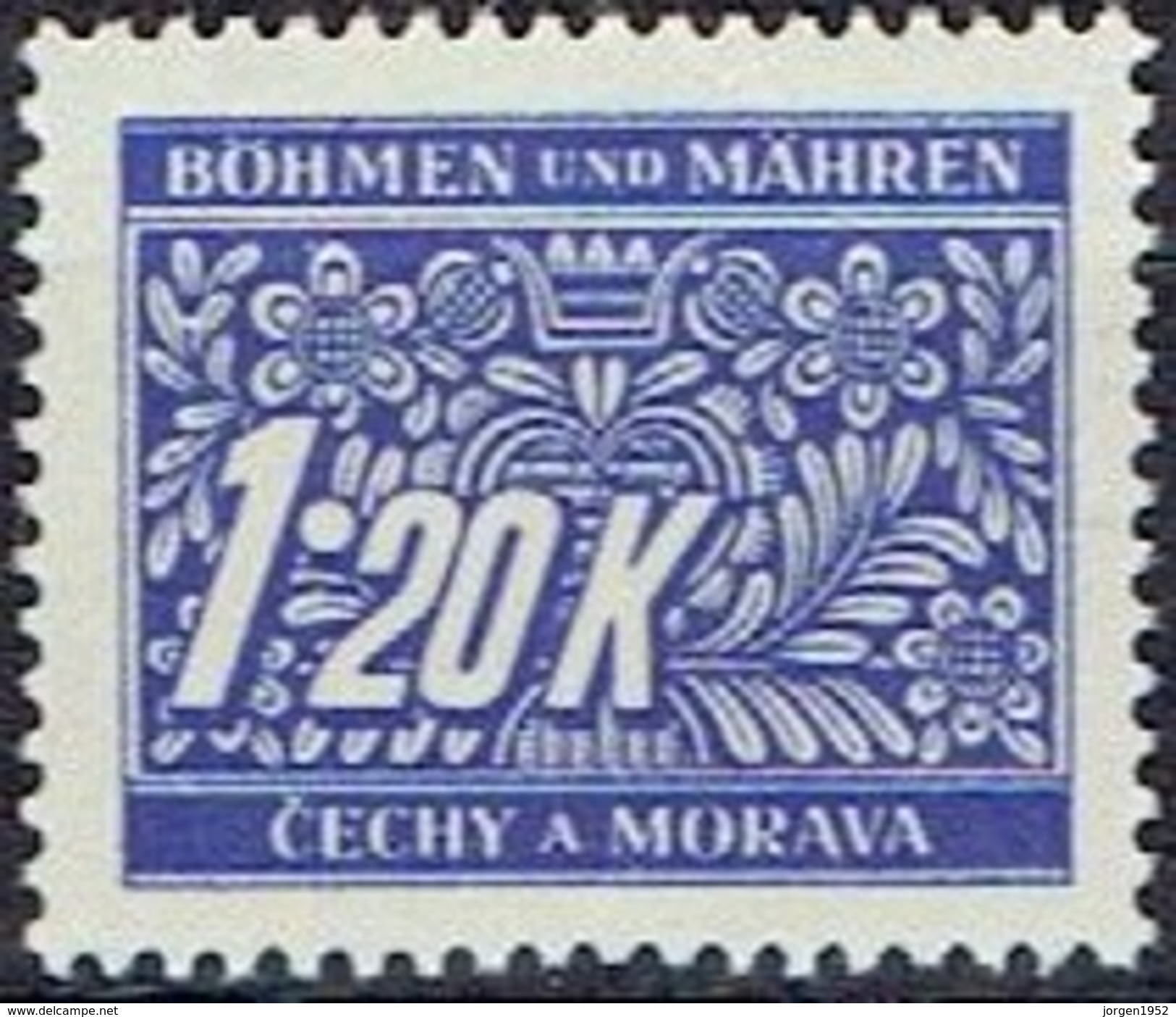 BOHEMIA & MORAVIA # POSTAGE DUE  FROM 1939-40 - Nuovi