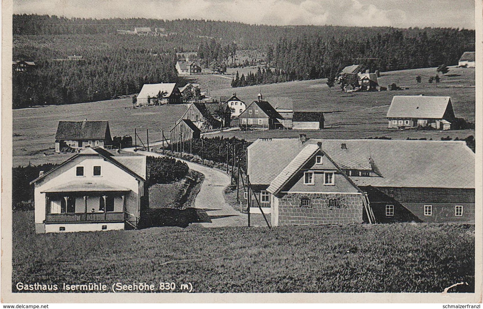 AK Isergebirge Gross Iser Großiser Gasthof Isermühle A Jizerka Kleiniser Klein Karlstal Wurzelsdorf Flinsberg Polaun - Schlesien