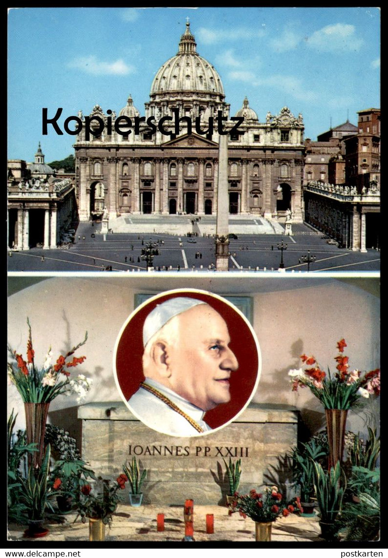 ÄLTERE POSTKARTE PAPA IOANNES PP. XXIII PAPST PETERSDOM Pope Roma Rom Johannes Ansichtskarte Cpa AK Postcard - Päpste