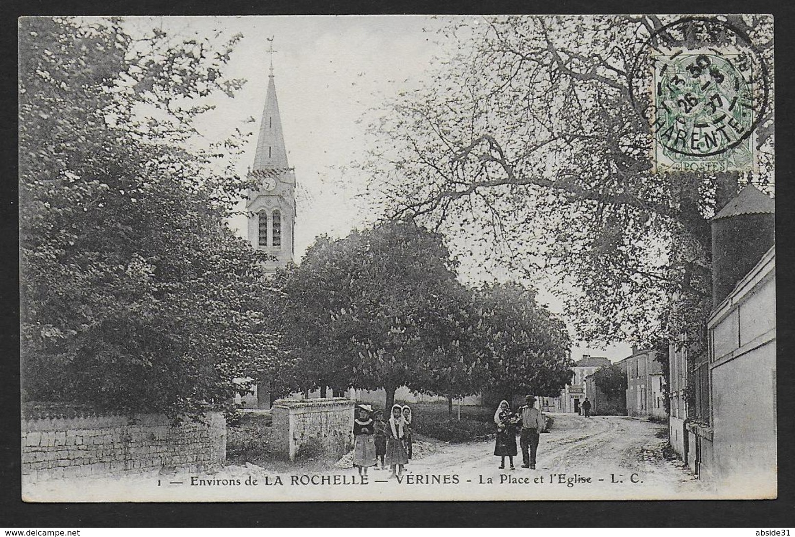 VERINES - La Place Et L' Eglise - Autres & Non Classés