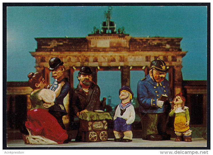 A5713 GERMANY, Postcard, Berlin Wall, Brandenburg Gate - Muro De Berlin