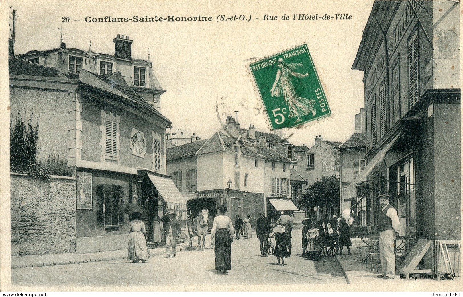 Conflans Saint Honorine Rue De L'hotel De Ville - Conflans Saint Honorine