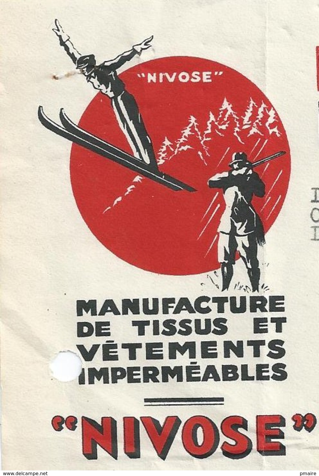 Vp104 Facture 1948 Vetements Marche Roche LYON Pour Chazallet Sainte Foy L' Argentiere Timbre Fiscal - Autres & Non Classés