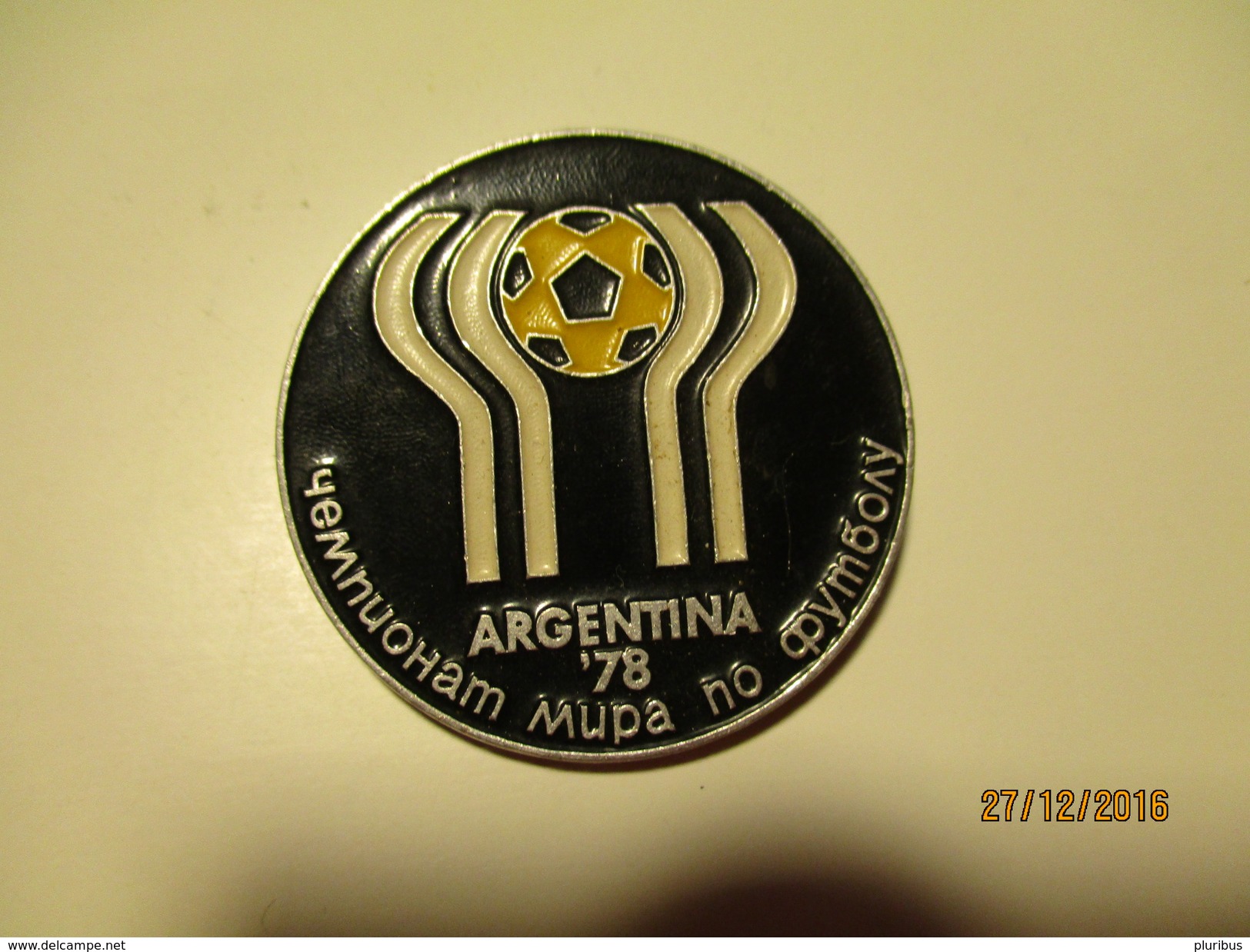 RUSSIA USSR FOOTBALL SOCCER 1978 ARGENTINA WORLD CHAMPIONSHIP  PIN BADGE , O - Football