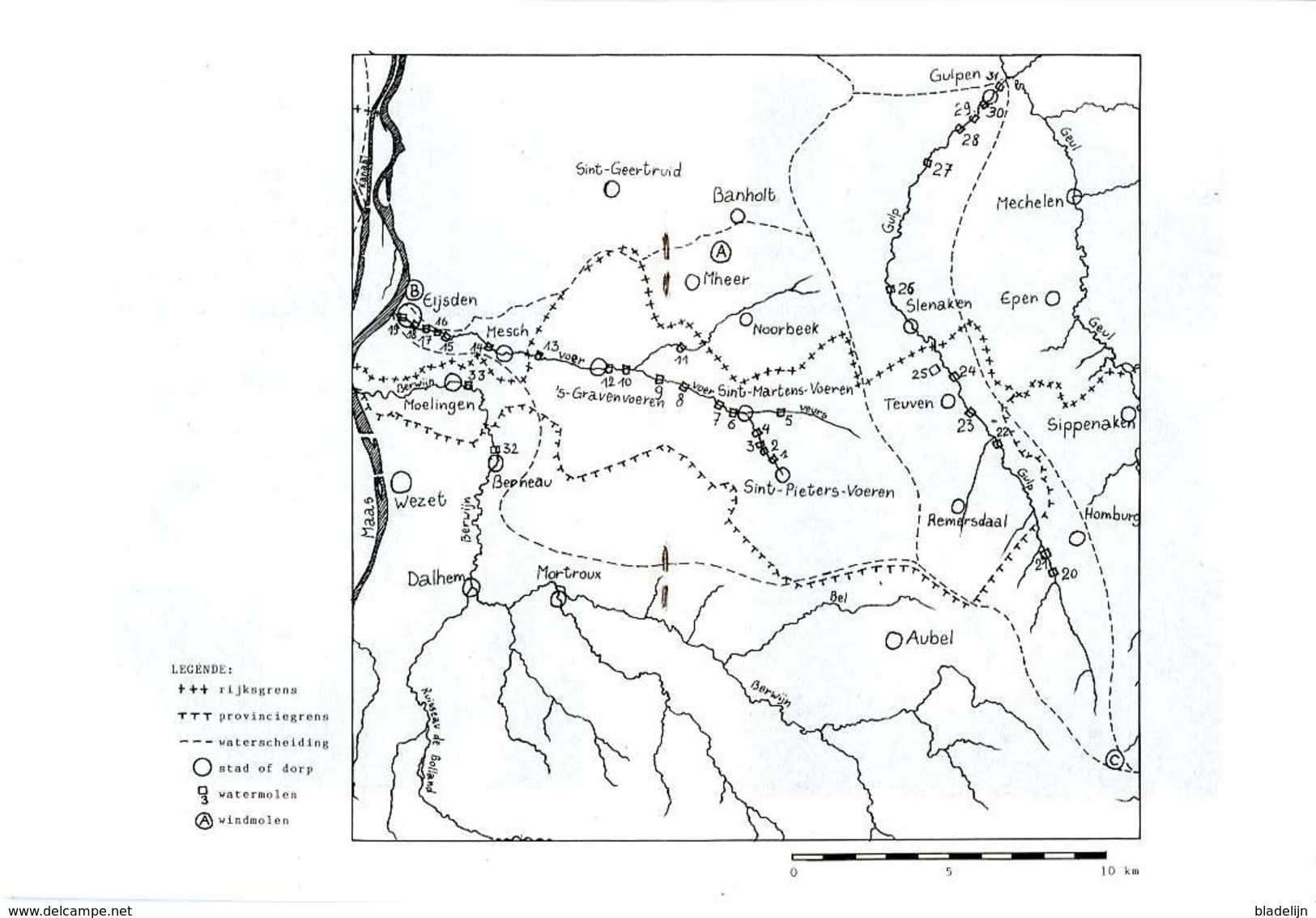 Thema: Molen/moulin - Titel: 'MOLENBOEKJE Voerstreek En Omliggende', Door Jaak Nijssen En Elza Vandenabeele (1983) - Histoire