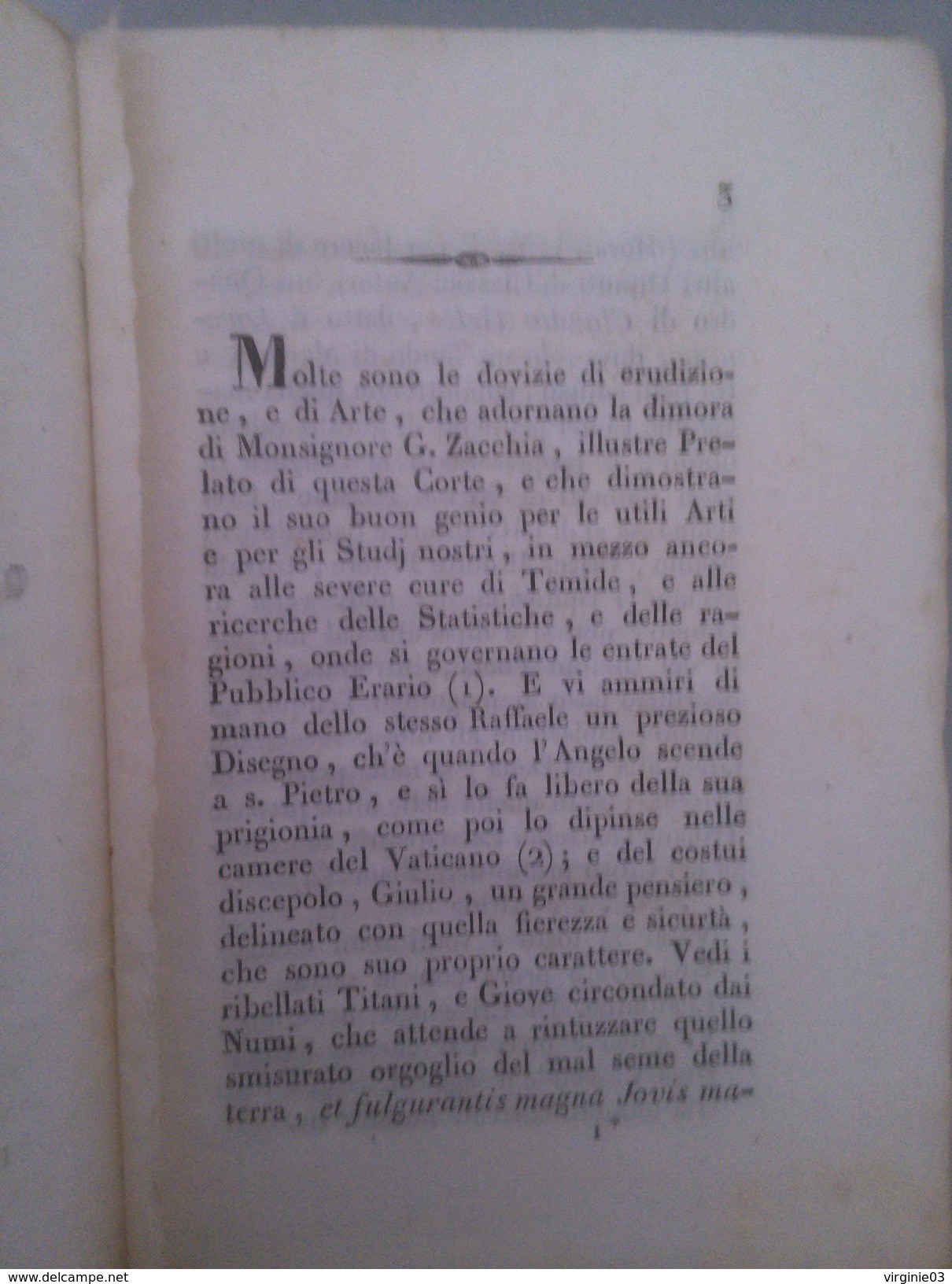 Note Autour D Un Antique Globe Par Dal Cav. P.e. Visconti - Old Books