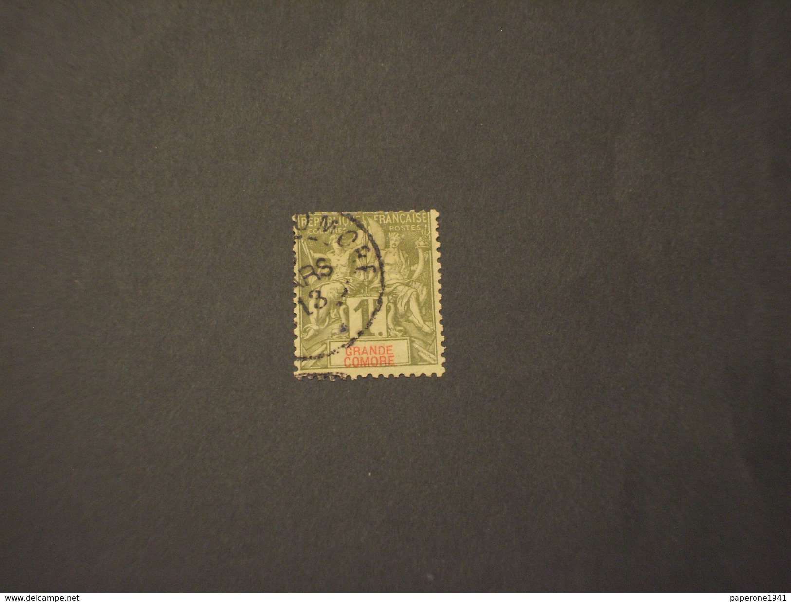 GRANDE COMORE - 1897 ALLEGORIA  1 F. - TIMBRATO/USED - Used Stamps