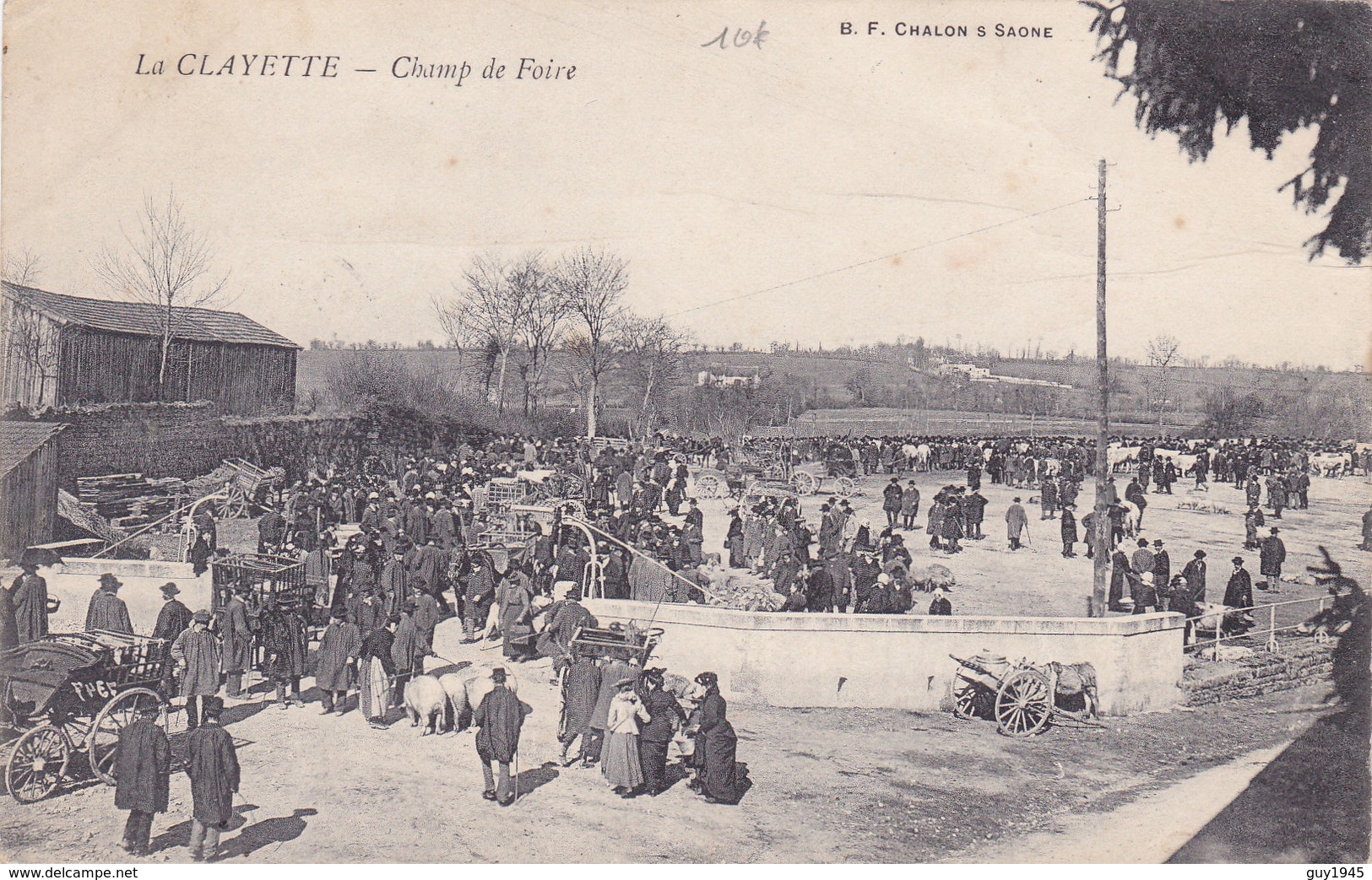 LA CLAYETTE  CHAMP De FOIRE  (plan Animé ) - Autres & Non Classés