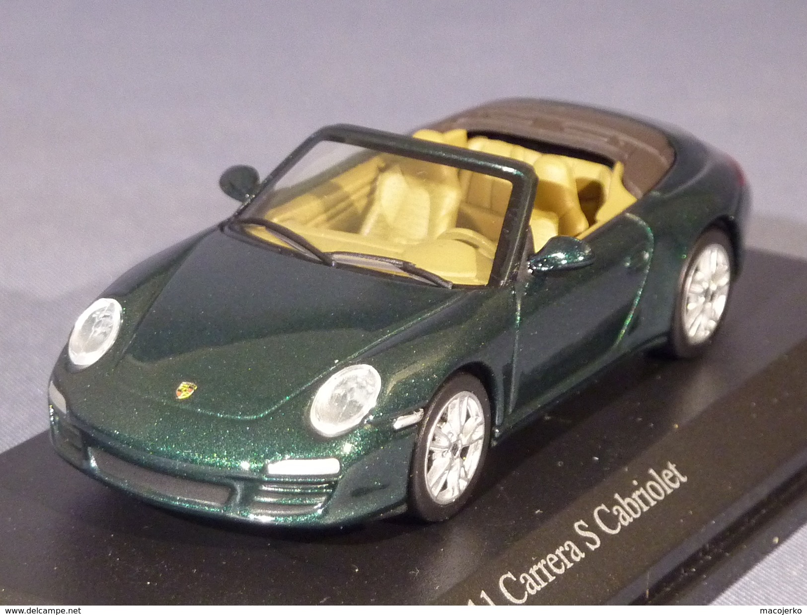 Minichamps 640066430, Porsche 911 (997) Carrera S Cabriolet, 2008, 1:64 - Autres & Non Classés