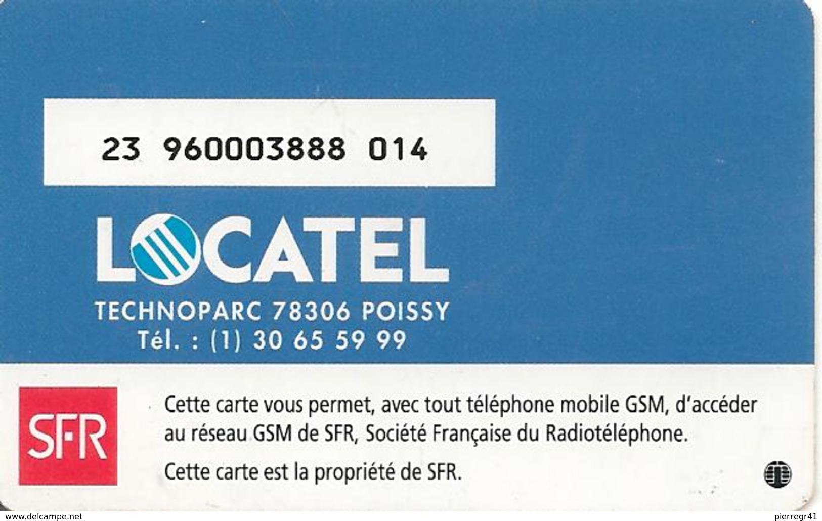 CARTE^-PUCE-GSM-SFR-LOCATEL-PUCE D-SF3-LL3D-SD-TBE- RARE - Nachladekarten (Handy/SIM)