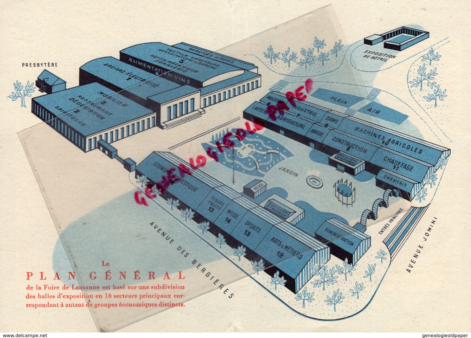 SUISSE - LAUSANNE-PROGRAMME 31 E FOIRE NATIONALE -COMPTOIR SUISSE 9-24 SEPT. 1950 - Programs