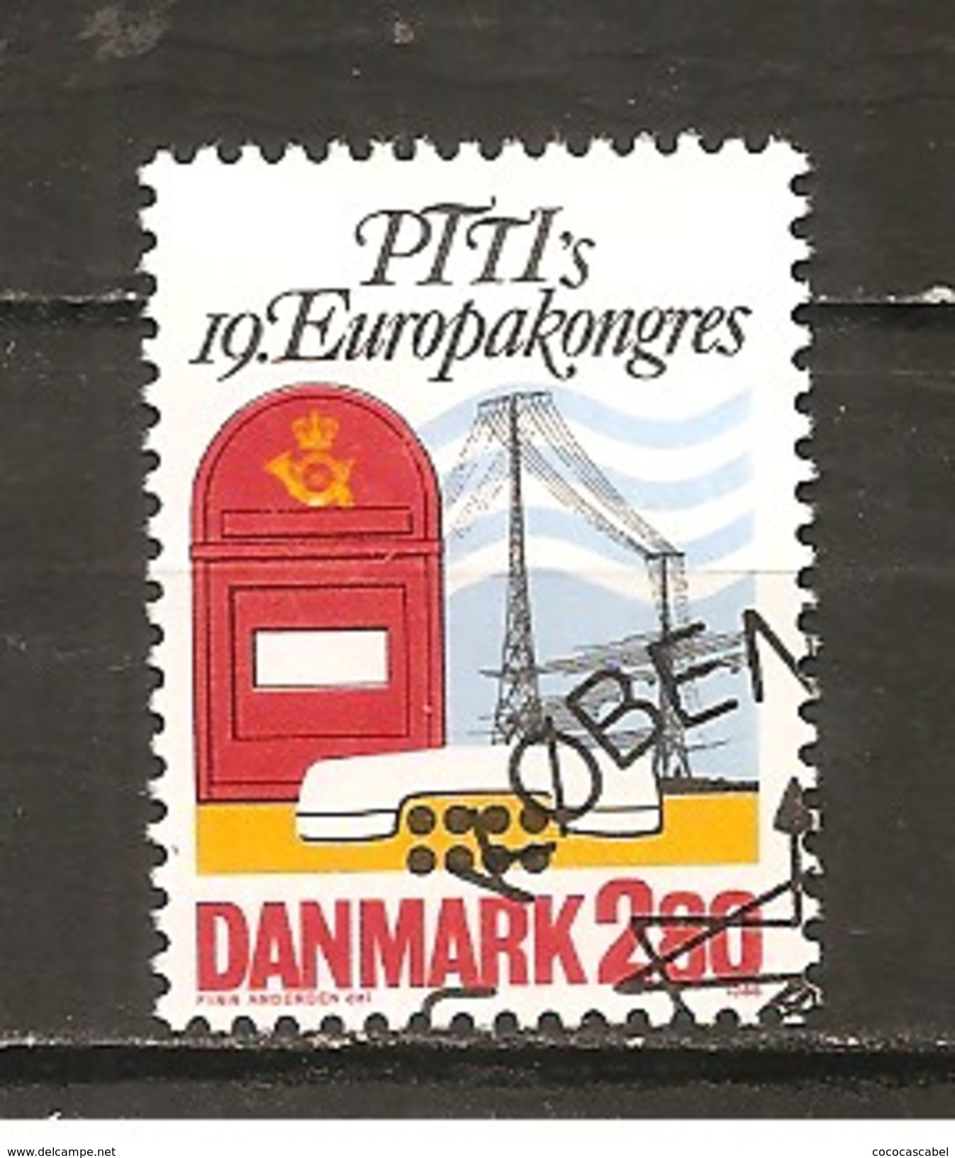 Dinamarca-Denmark Yvert Nº 874 (usado) (o) - Usado