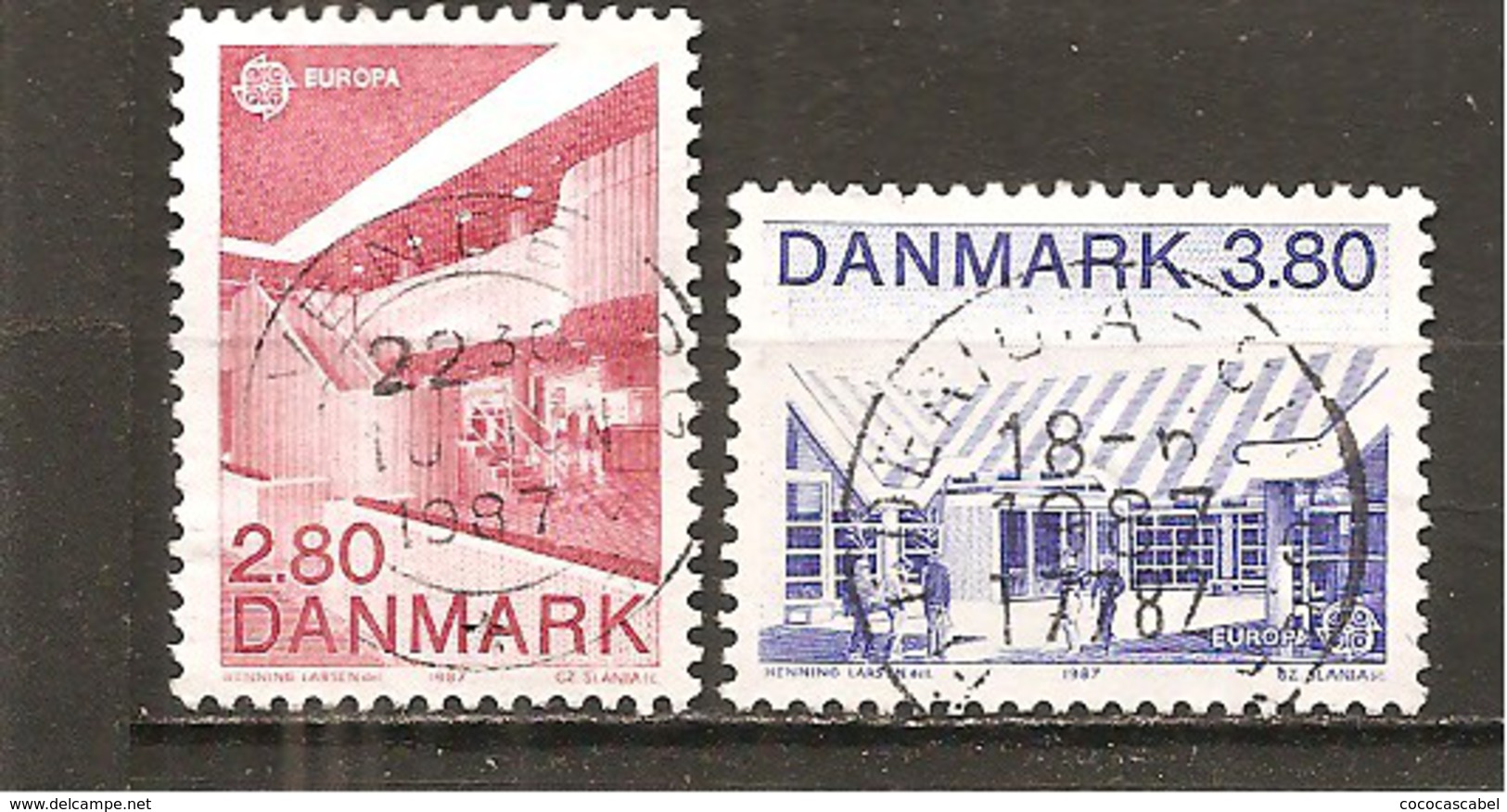 Dinamarca-Denmark Yvert Nº 897-98 (usado) (o) - Usado