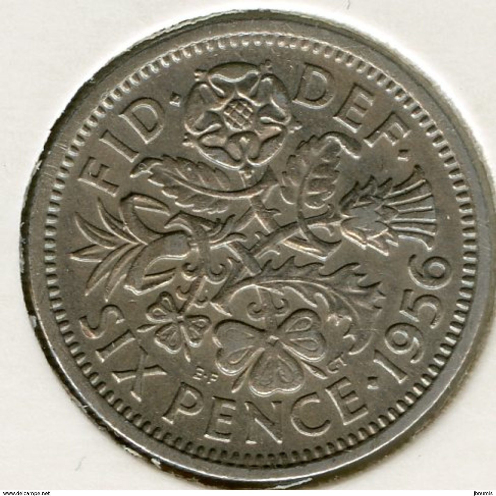 Grande Bretagne Great Britain 6 Pence 1956 KM 903 - H. 6 Pence