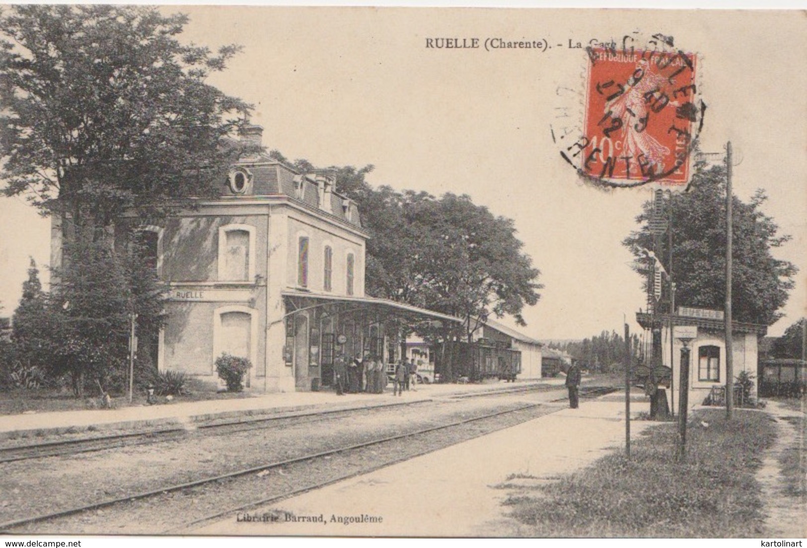 RUELLE, RUELLE SUR TOUVRE, LA GARE - Other & Unclassified