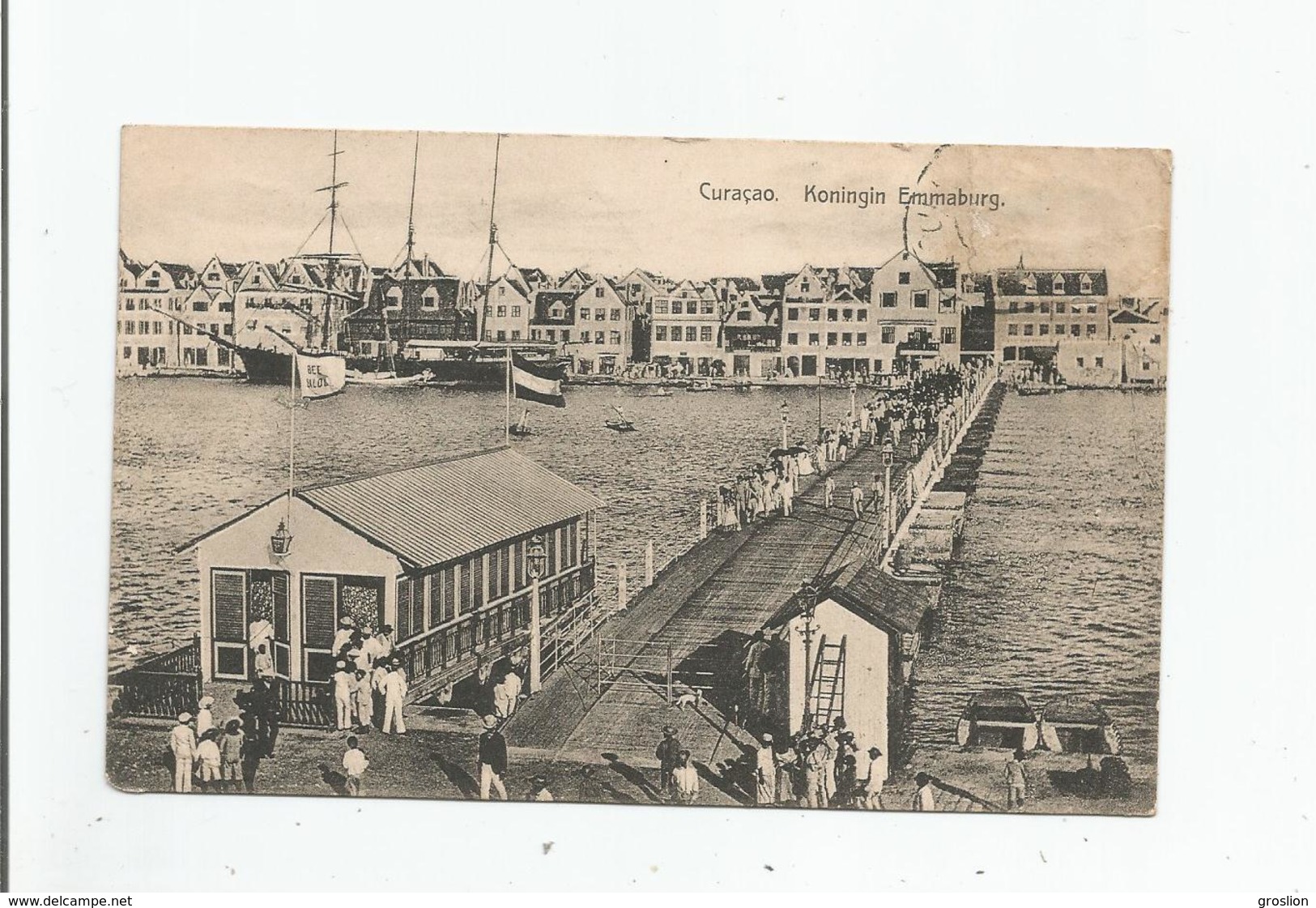CURACAO KONINGIN EMMABURG 1917 - Curaçao
