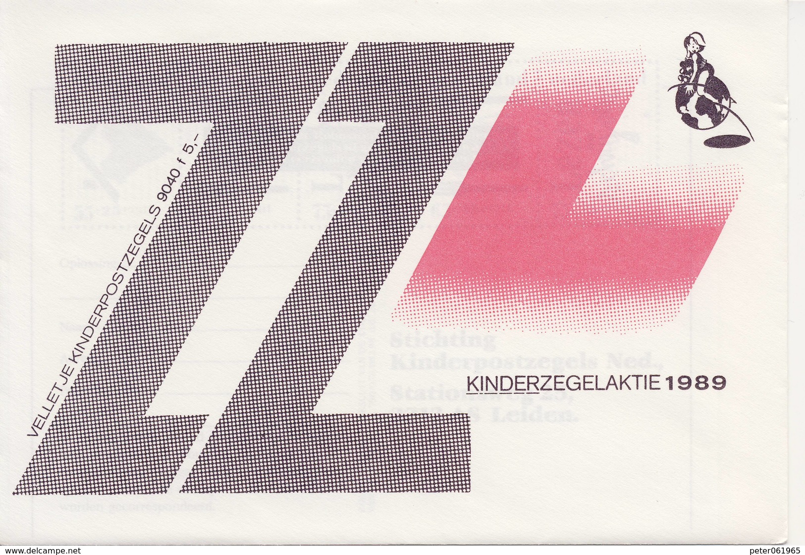 1438 / Blok Kinderzegels 1989 (100% Postfris / MNH) Met Envelop En Rebus - Unused Stamps