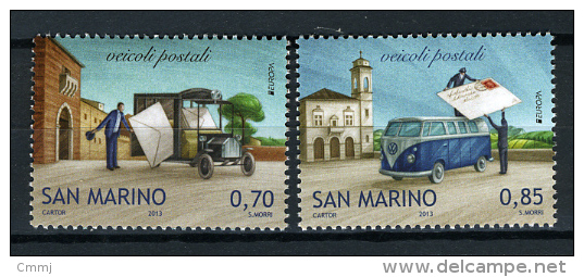 2013 - SAN MARINO - SAINT-MARIN -  Europa- Veicoli Postali - MNH - (**) - New Mint - 2013