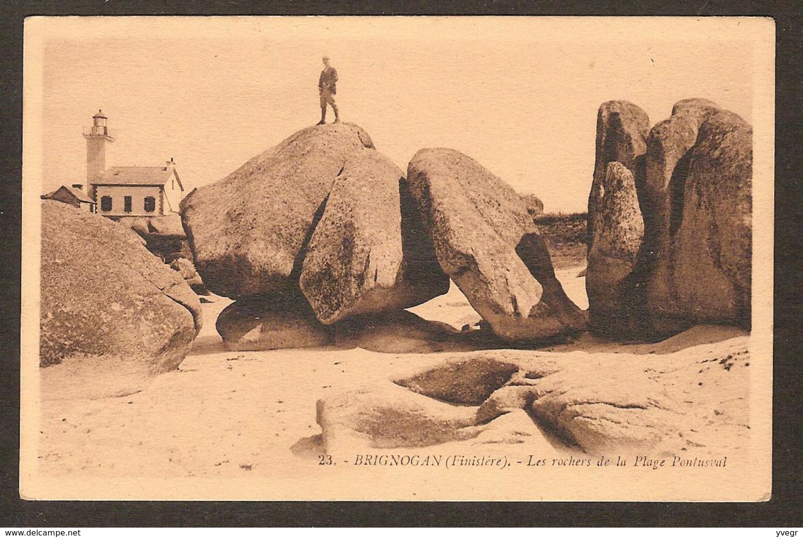 23 BRIGNOGAN ( Finistère) Les Rochers De La Plage Pontusval ( G. Artaud éditeur ) - Brignogan-Plage