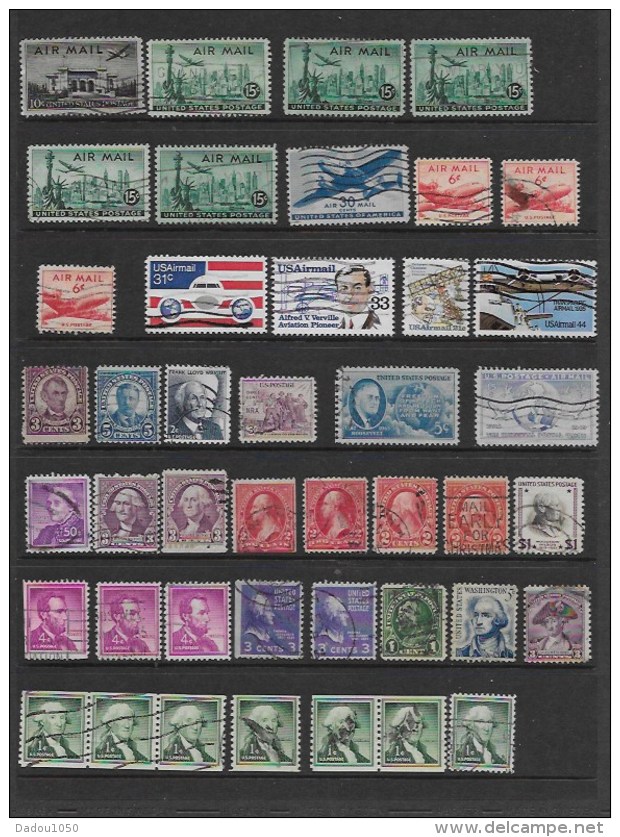 Lot Timbres USA - Sonstige & Ohne Zuordnung