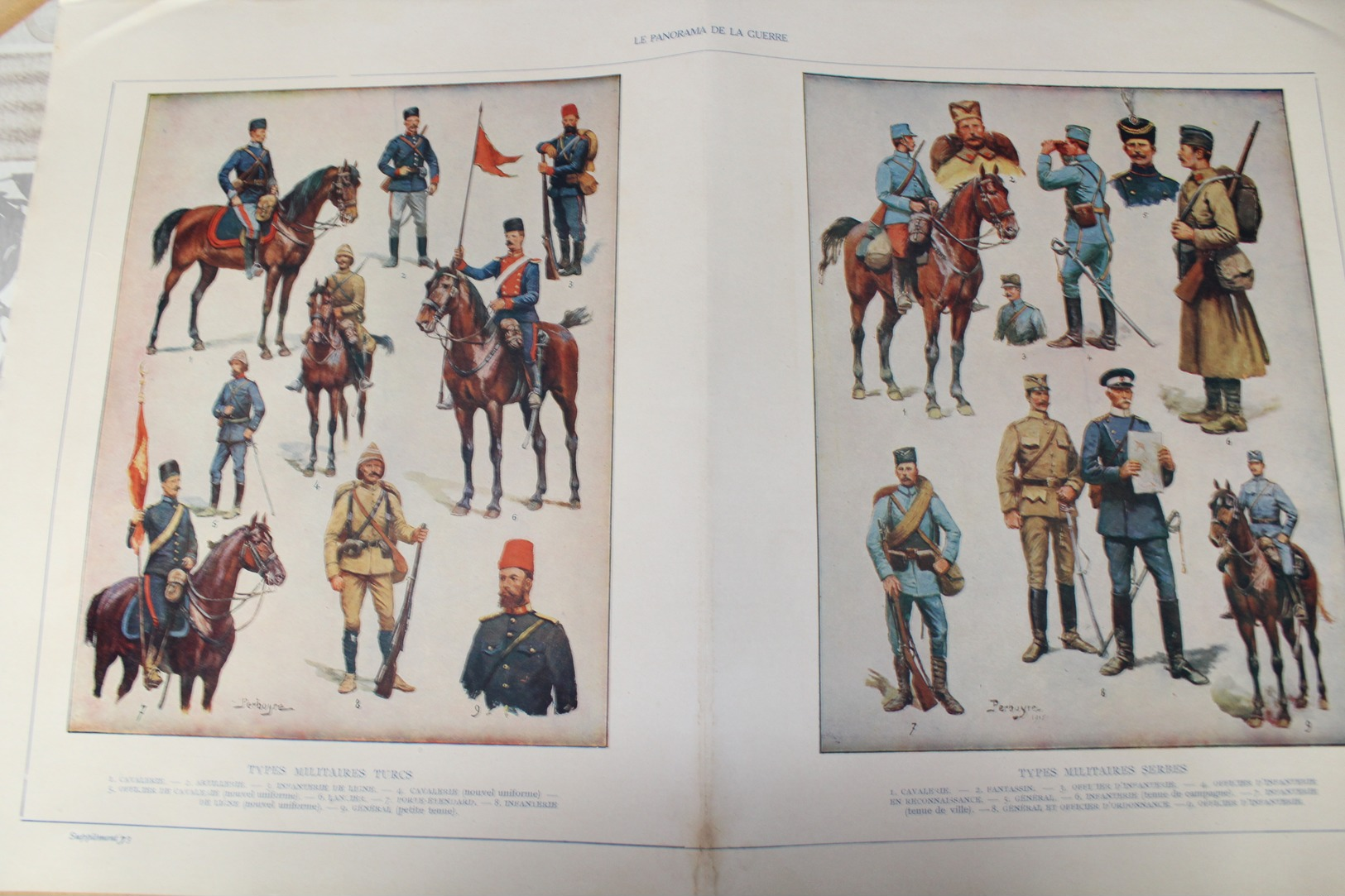 -WW1-Types Militaires Turcs-Types Militaires Serbes- - 1914-18